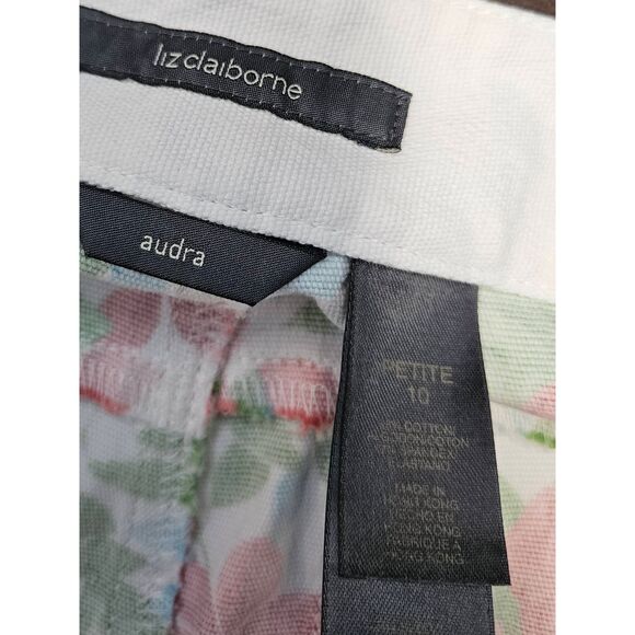 Liz Claiborne Floral Capri Pants Womens SZ 10P - Picture 6 of 8